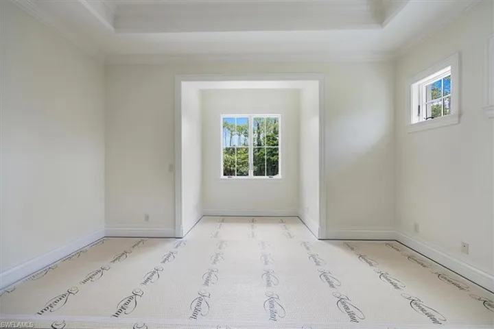 Bedroom ready for custom interior design
