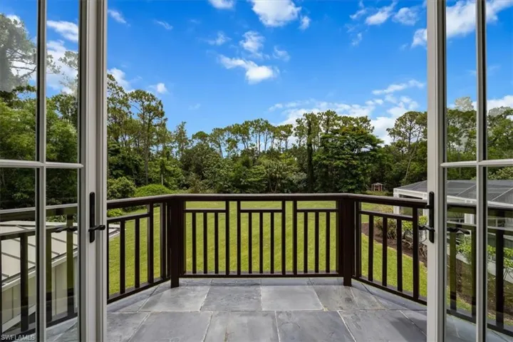 View of estate from one of six bedroom lanais