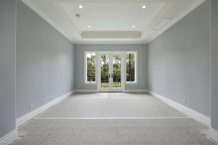 Bedroom ready for custom interior design