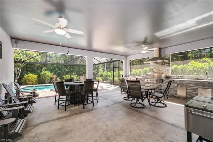 Screened lanai