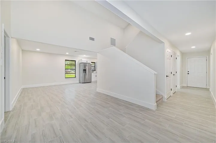 unit 2805 hallway and livingroom