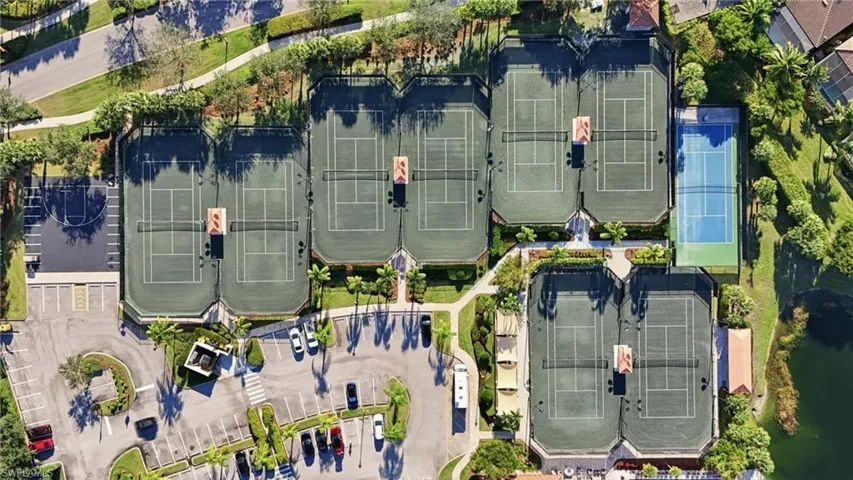 Aerial overview of property's location