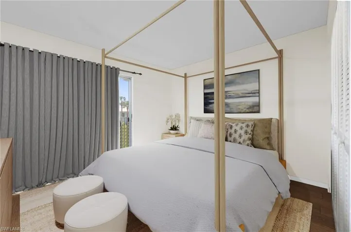 Photo includes reality renovation and/or staging to showcase the possibility of the Bedroom. Design services included with purchase