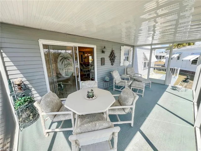 Rear Private Screen Porch