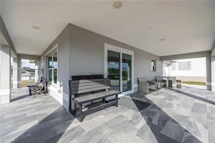 View of patio