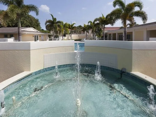 Exterior fountain view