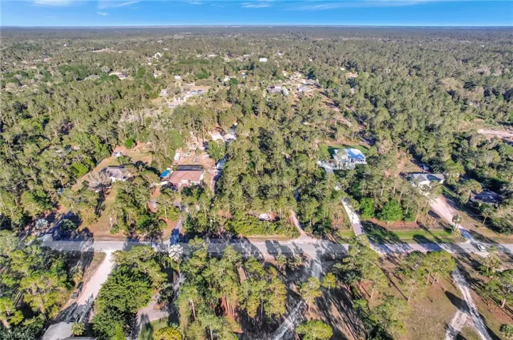 Birds eye view of