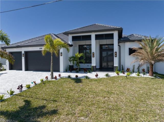 Designed Landscaping with Mature Palms