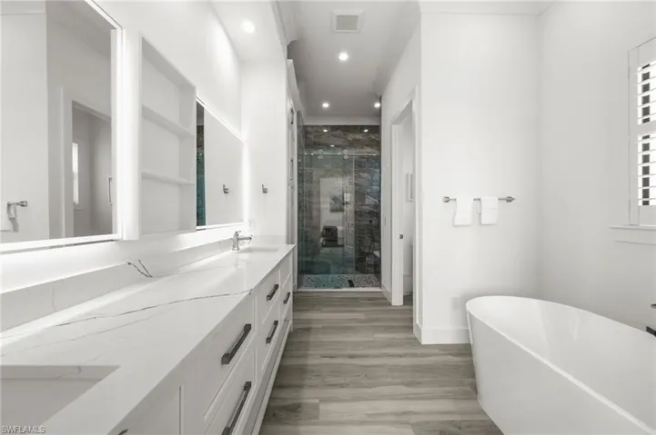 Primary Bathroom with soaking tub