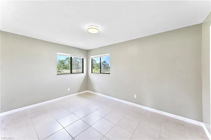 View of tiled empty room