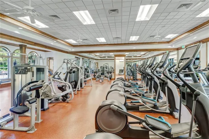Fitness Center - exercise equipment area