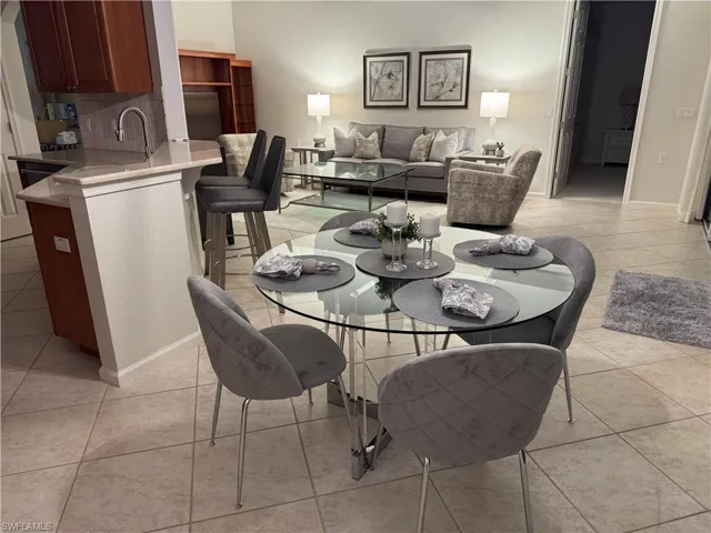 Dining Area very open and bright.