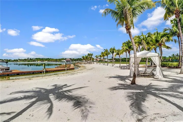 Another view of the beautiful sandy beaches, docks and private cabanas. Come and start enjoying the resort living lifestyle!