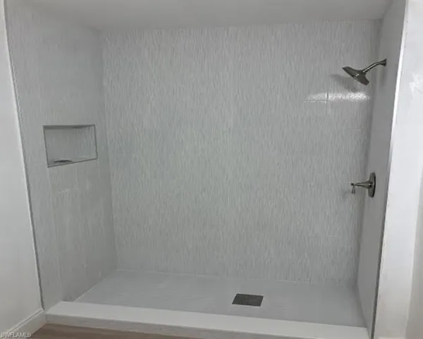 Master shower