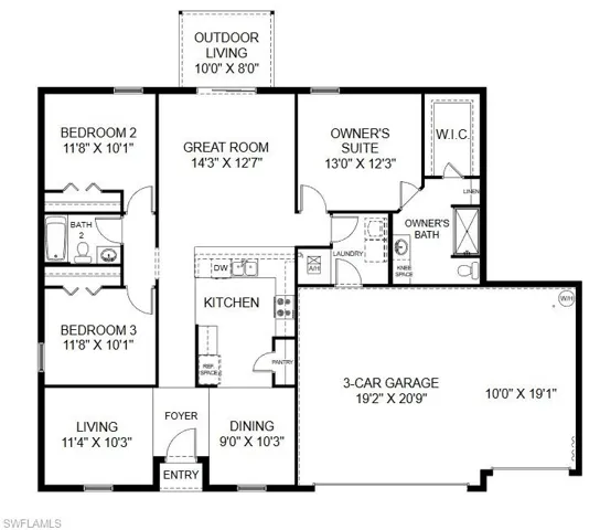 View of home floor plan
