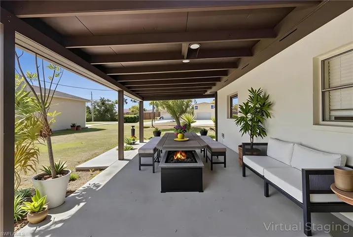 Staged Patio