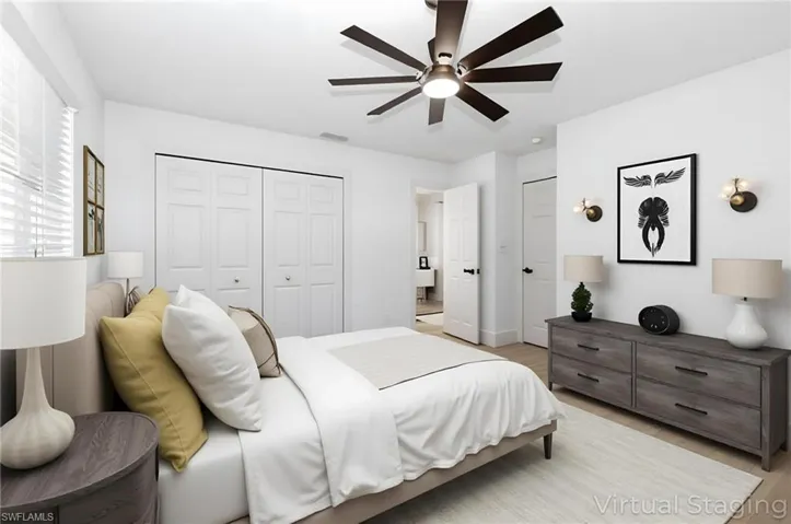 Staged Master Bedroom