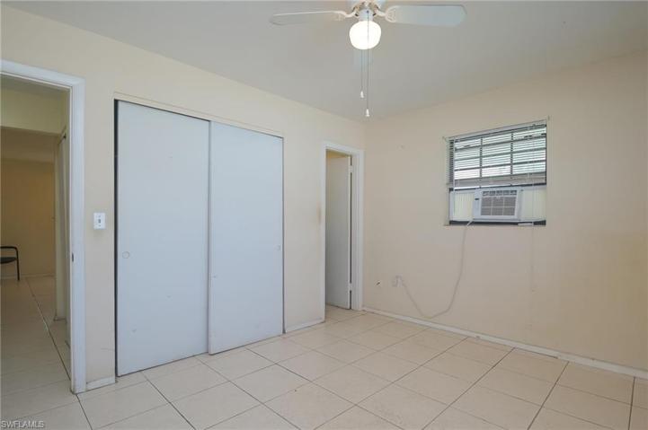 Master bedroom closet and full bath.