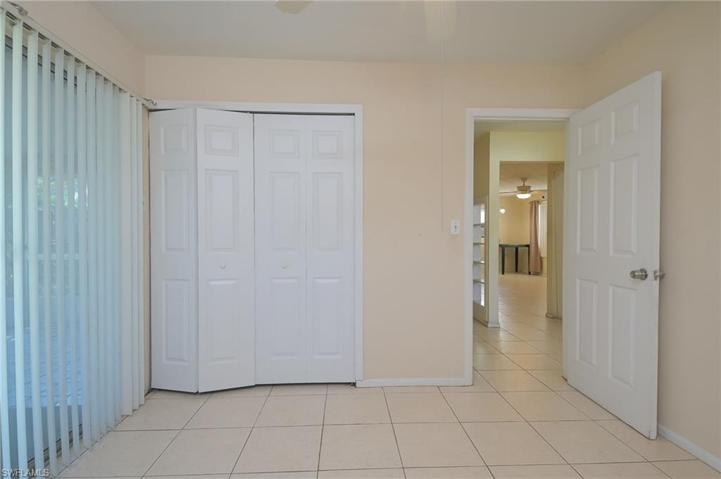 View from 2nd bedroom to hallway.  Big closet.