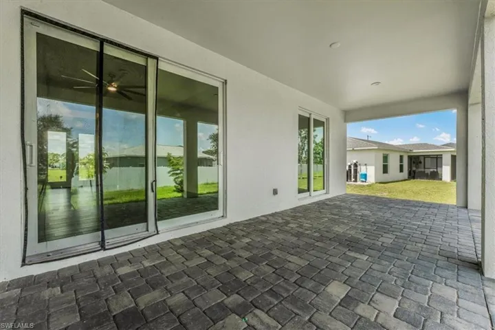View of patio
