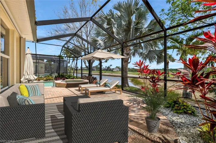 Virtually Staged Lanai