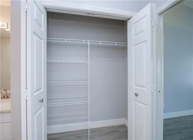 View of closet