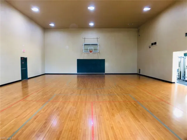 View of basketball court