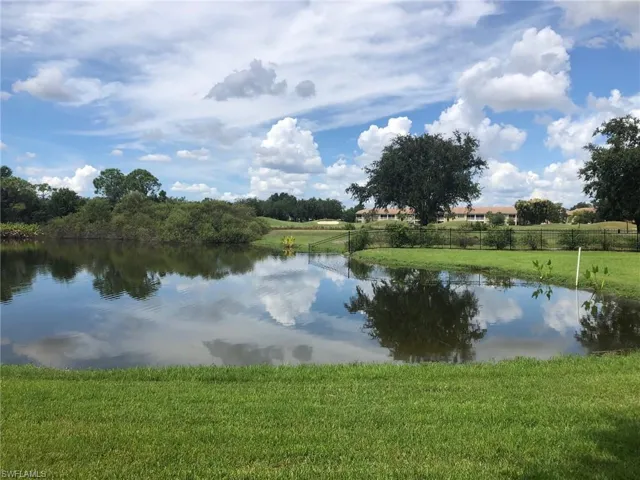 Water view featuring fence