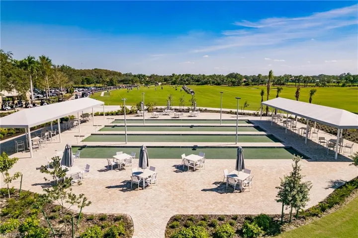 Aerial View-Bocce Courts