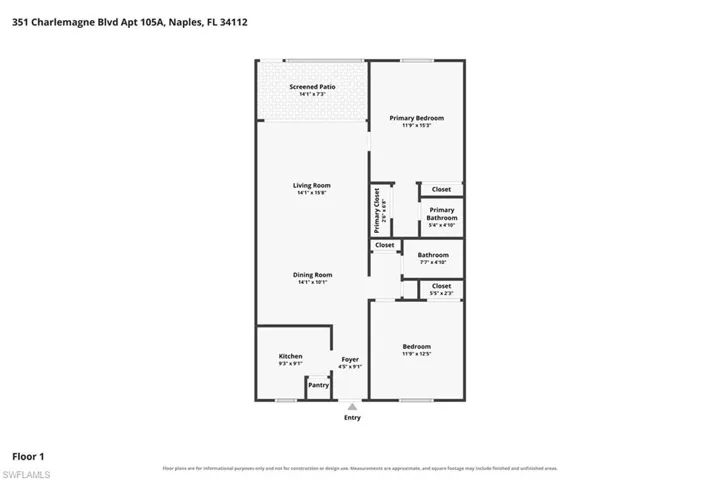 351 Charlemagne Blvd 105a, Naples, Florida 34112