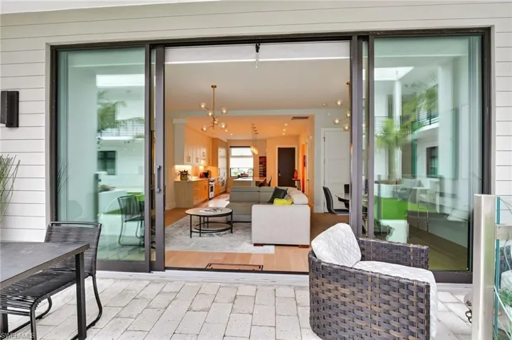 View of patio