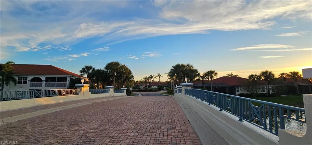 Just one of many beautiful bridges throughout the community