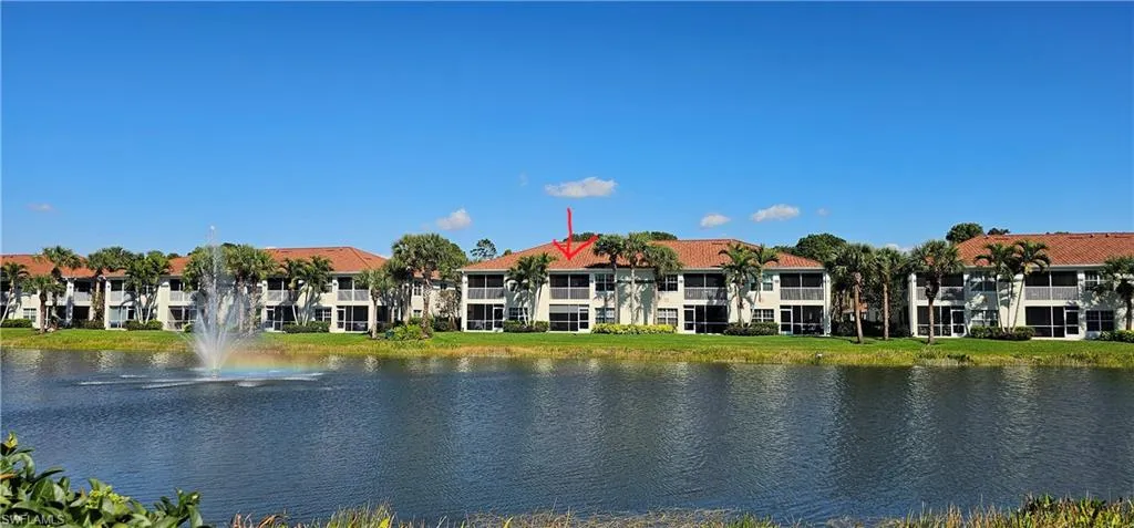 Property view from across the lake