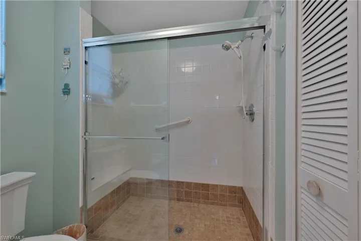 View 2 - Bathroom with Closet and a Shower Stall