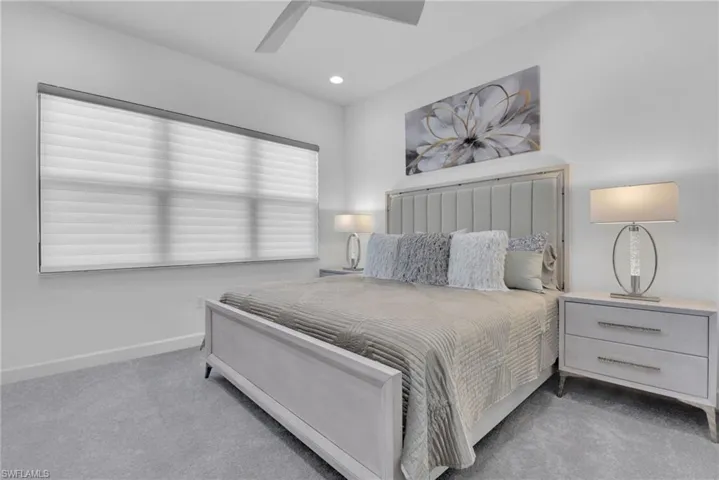 Guest Suite - First Floor walk in closet & updated bathroom.