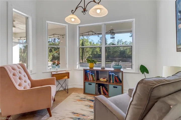 Sitting room with plenty of natural light