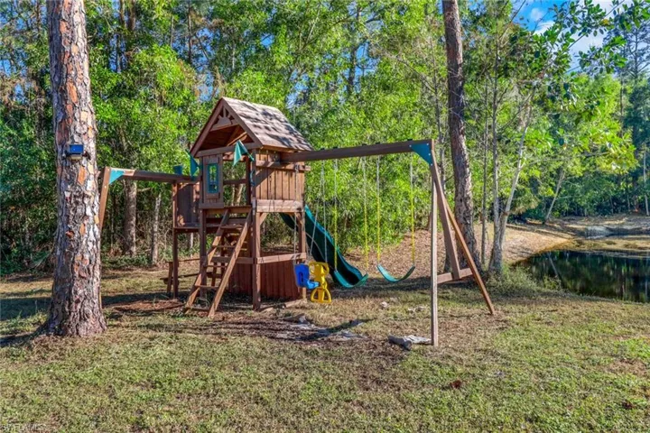 View of jungle gym