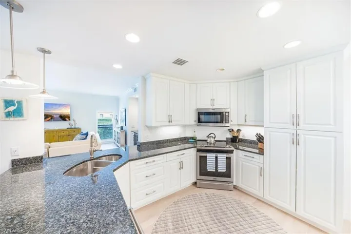 Open Kitchen to Dining and Living area