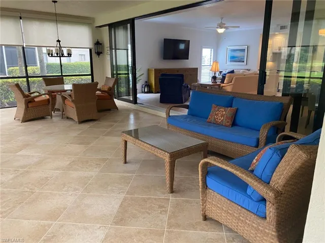 Relaxing on the lanai