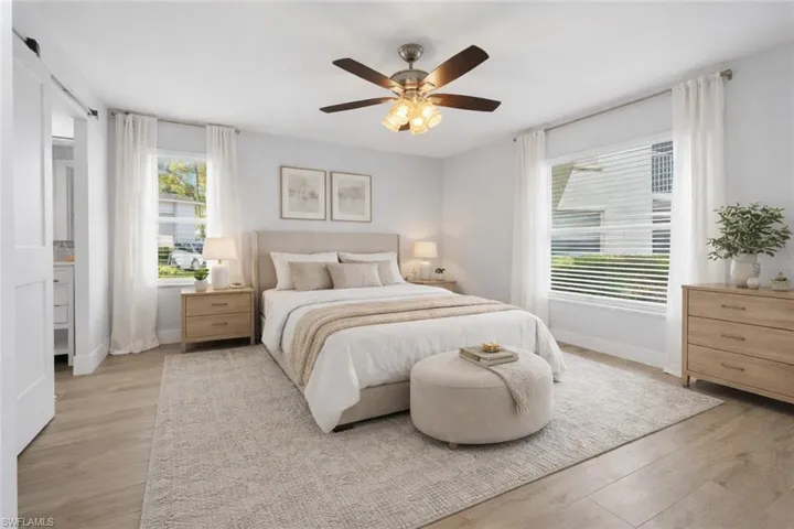 Master Bedroom, Digitally staged