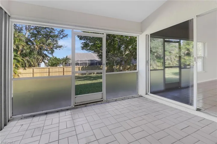 screened lanai