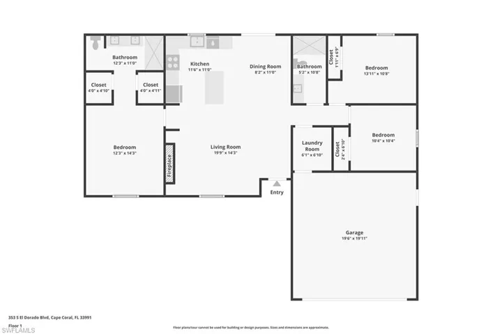 View of room layout
