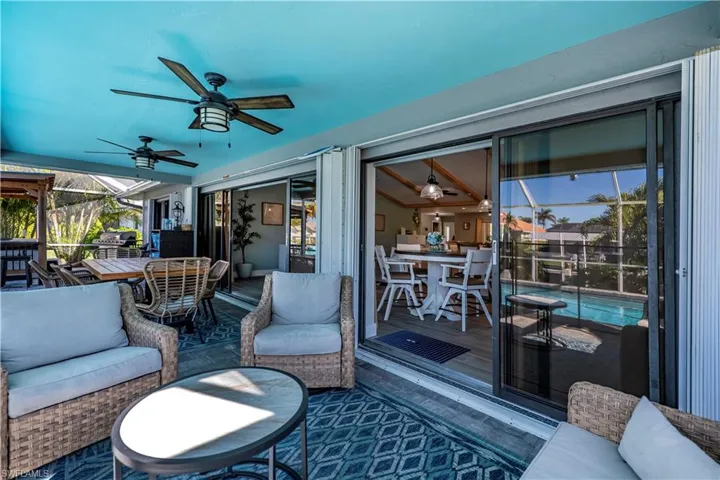Outstanding covered lanai area