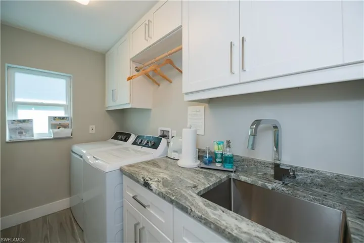 Large indoor laundry room