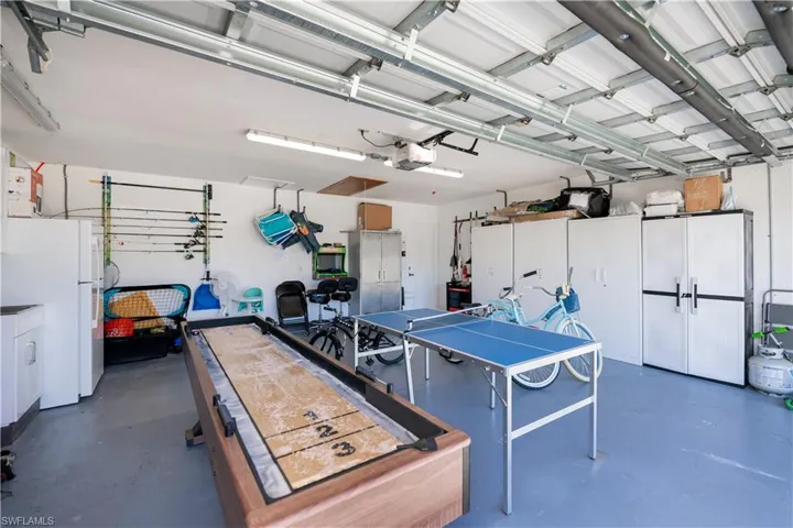 AC in garage and includes all of the toys