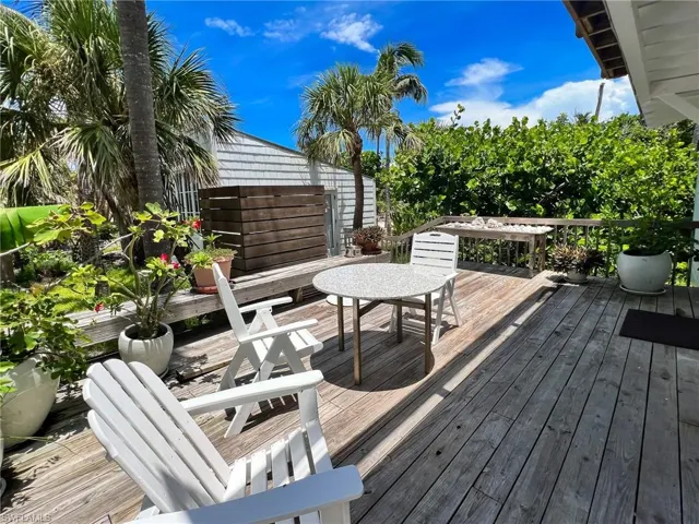 View of deck