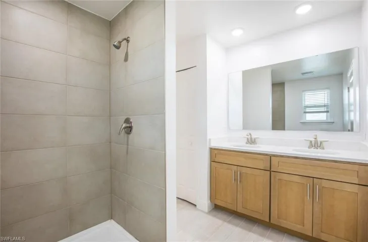 Primary Bath with Tile Shower