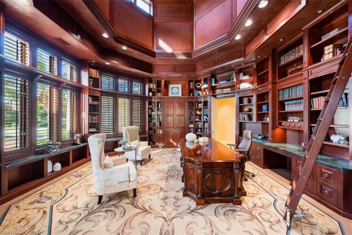 grand office on main floor