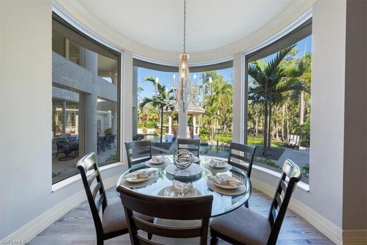 light filled breakfast nook