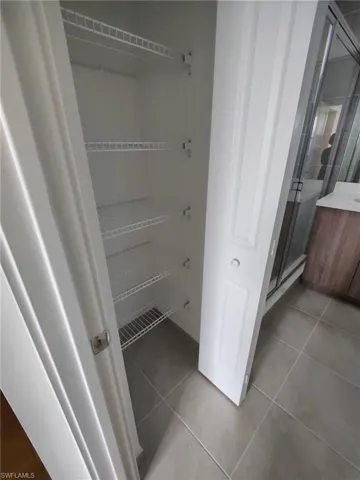 View of closet